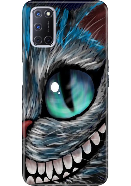 Oppo A52 A72 A92 Uyumlu Kılıf Silikon Desenli Resimli Kapak Arsız Kedi