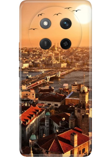Honor X60 Pro - X9C 5g Kılıf Renkli Silikon Baskılı Tpu Galata
