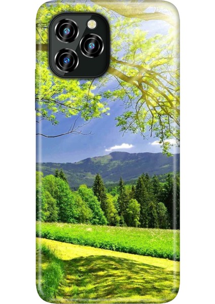 Oukitel C21 Pro Uyumlu Kılıf Silikon Desenli Resimli Kapak Mis Oksijen