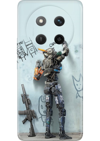 Honor X60 Pro - X9C 5g Kılıf Kapak Art Silikon Baskılı Tpu Chappie