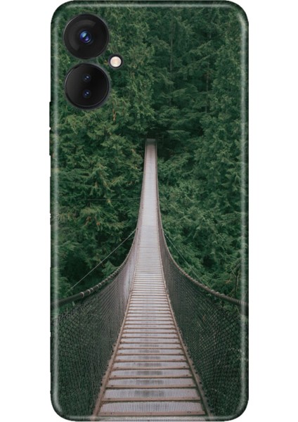 Oneplus 9 Pro Kılıf Silikon Desenli Resimli Uv Kapak Korku Köprüsü