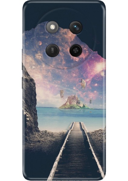 Honor X60 Pro - X9C 5g Kılıf Art Silikon Baskılı Tpu Tren Yolu