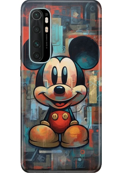Xiaomi Mi Note 10 Lite Uyumlu Kılıf Resimli Desenli Silikon Mickey Smile