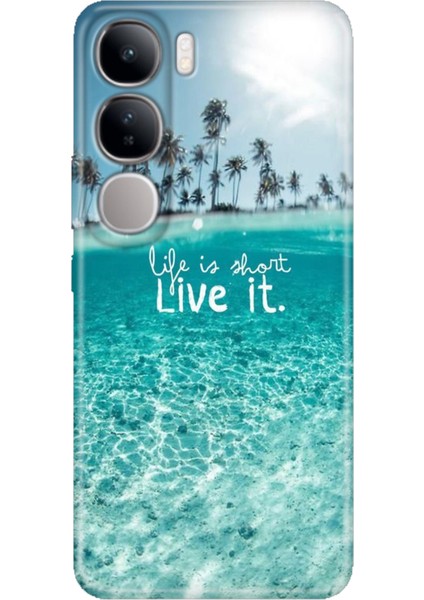 Vivo V40 Lite Kılıf V40 Lite Desenli Tpu Silikon Baskılı Hayat Kısa