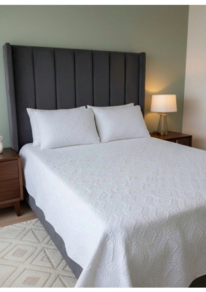 Çift Kişilik Yatak Örtüsü Kapitoneli