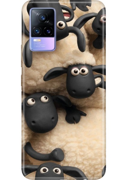 Vivo V21E Uyumlu Kılıf Resimli Desenli Silikon SHAUN115
