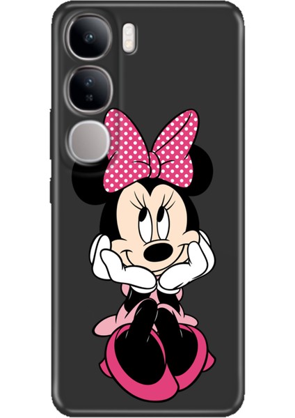Vivo V40 Lite Kılıf V40 Lite Desenli Tpu Silikon Baskılı Minnie Karakter