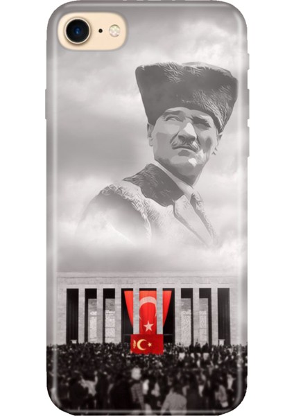 iPhone 7 8 Se 2020 2022 Uyumlu Kılıf Desenli Baskılı Silikon Gazi Mustafa