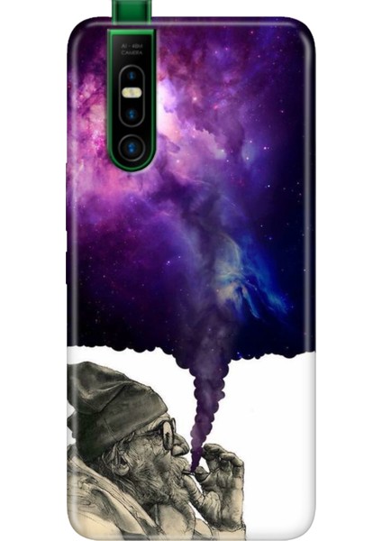 Infinix S5 Pro Kılıf Silikon Desenli Infinix S5 Pro Smoke