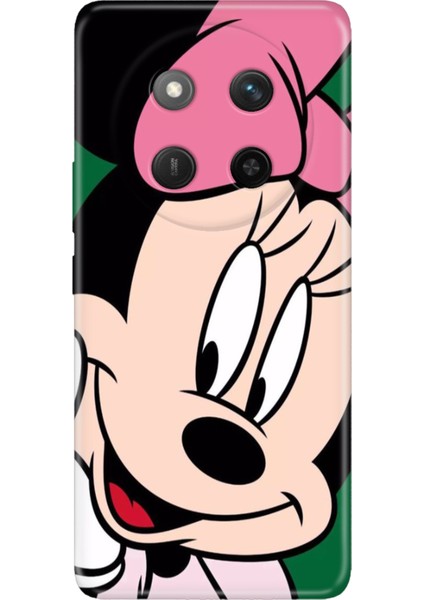 Honor X60 Pro 5g Kılıf Tema Art Desenli Baskılı Silikon Minnie Smile