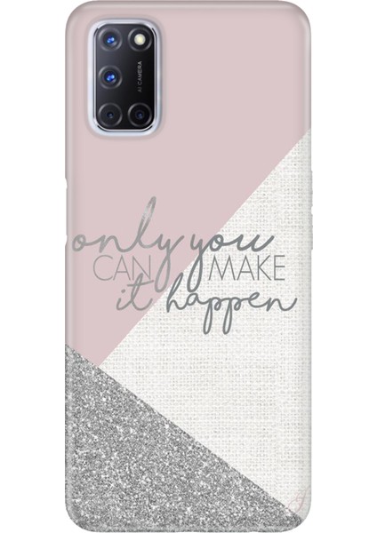 Oppo A52 A72 A92 Uyumlu Kılıf Silikon Desenli Resimli Kapak Happen