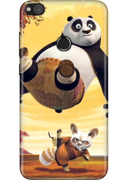 Huawei P9 Lite 2017 Uyumlu Kılıf Desenli Baskılı Silikon Kungfu Panda