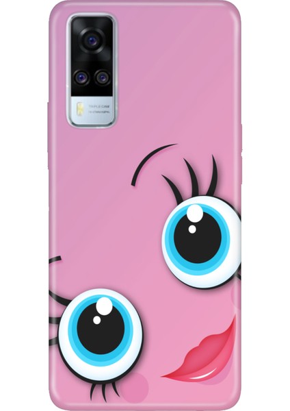 Vivo Y51 Uyumlu Kılıf Desenli Baskılı Silikon Sevgidolu