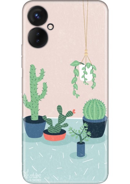 Oneplus 9 Pro Kılıf Silikon Desenli Resimli Uv Kapak Cactus Co