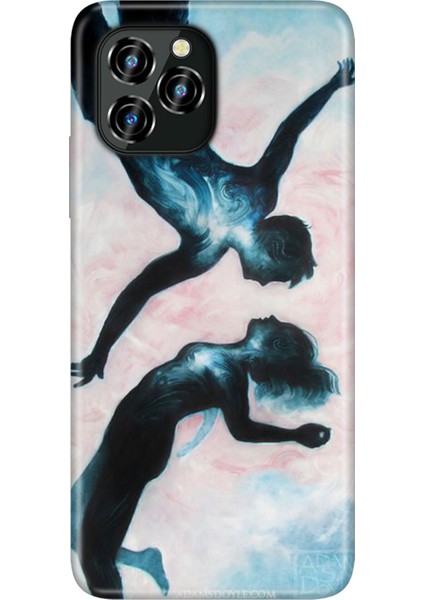 Oukitel C21 Pro Kılıf Silikon Desenli Resimli Uv Kapak Waterlove