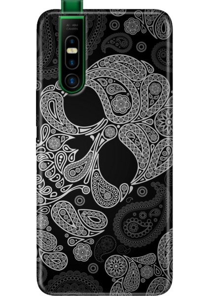 Infinix S5 Pro Kılıf Silikon Desenli Infinix S5 Pro Skuller