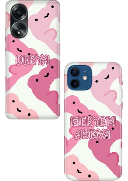 Infinix Hot 8 9 10 20 20I 30 30I 40 40I 50 60 Kılıf Kişiye Özel Isim Yazılı Silikon GÖRSEL104
