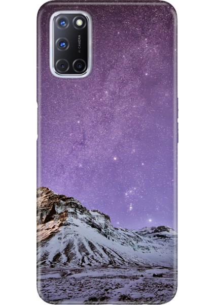 Oppo A52 A72 A92 Uyumlu Kılıf Silikon Desenli Resimli Kapak Parlak Manzara