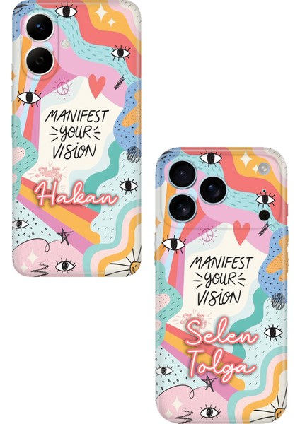 Huawei Mate 10 20 P20 P30 P40 Lite Pro Kılıf Kişiye Özel Isim Yazılı Silikon Stock7