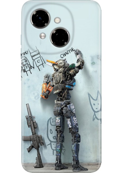 Tecno Spark Go 1 2025 6.67" Kılıf Art Silikon Baskılı Tpu Chappie