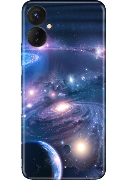 Oneplus 9 Pro Kılıf Silikon Desenli Resimli Uv Kapak Uzay Boşluğu