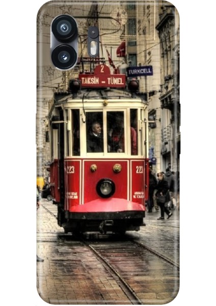 Nothing Phone 2 Uyumlu Kılıf Şeffaf Baskılı Silikon Resimli Istiklal Taksim