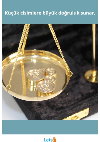 Pirinç Malzemeden Üretilmiş Şık ve Hassas 40 gr Terazi fiyatları