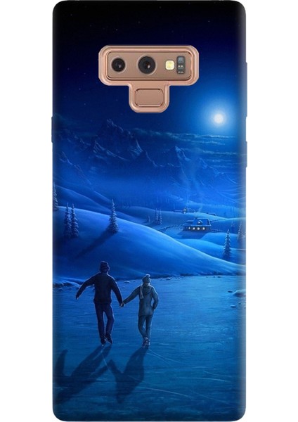 Samsung Galaxy Note 9 Pure Modern Desenli Silikon Kılıf Cold Love