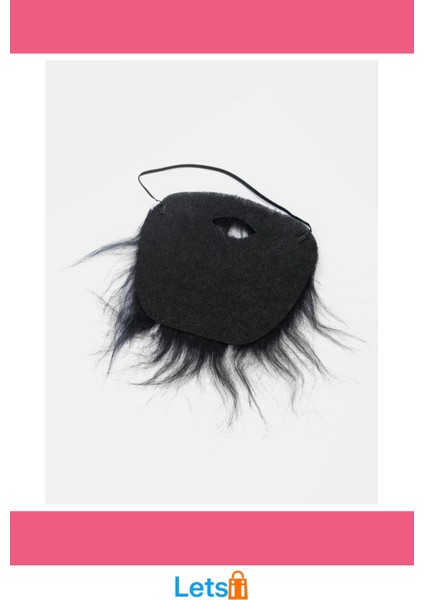 Yumuşak Sentetik Siyah Renk Takma Sakal Bıyık Takımı fırsatları