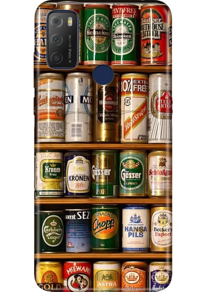 Tcl 20E Uyumlu Kılıf Silikon Desenli Resimli Kapak Konserve