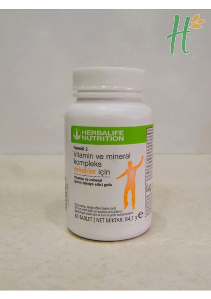 Formül 2 – Erkeklere Özel - 24 Vitamin ve Mineral 60 Tablet