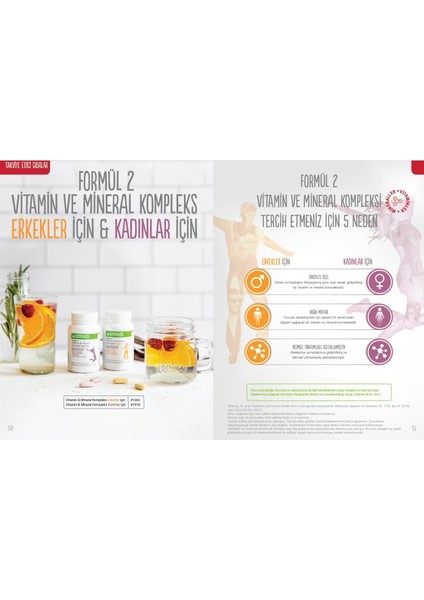 Formül 2 – Erkeklere Özel - 24 Vitamin ve Mineral 60 Tablet