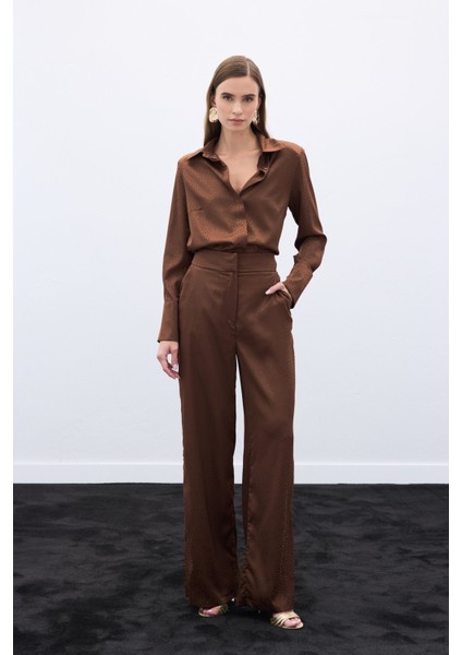 Jakarlı Pantolon - Kahve fiyatları