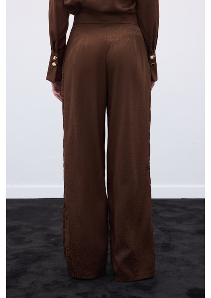Jakarlı Pantolon - Kahve indirimleri
