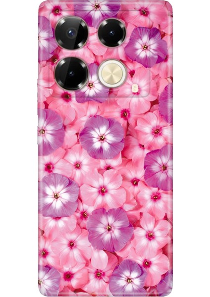 Samsung Galaxy A36 6.7" Kılıf Kamera Koruma Silikon Baskılı Çiçekli Sss