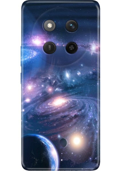 Honor X60 Pro - X9C 5g Kılıf Renkli Silikon Baskılı Tpu Uzay Boşluğu