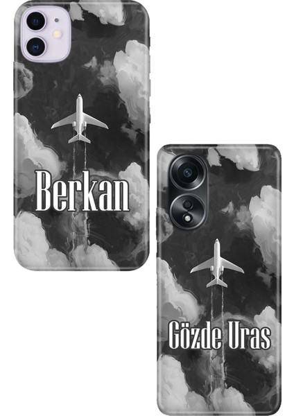 Huawei Mate 10 20 P20 P30 P40 Lite Pro Kılıf Kişiye Özel Isim Yazılı Silikon Style 115