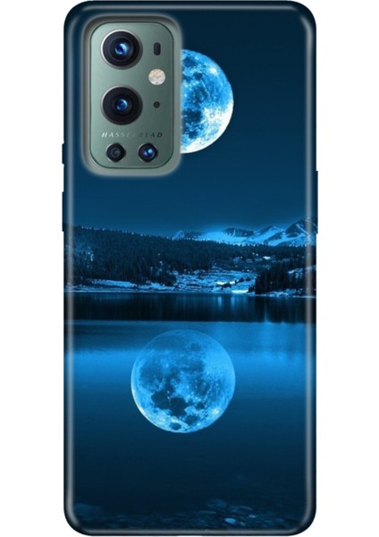 Oneplus 9 Pro Kılıf Tioserisi Resimli Silikon Dolunay Deniz