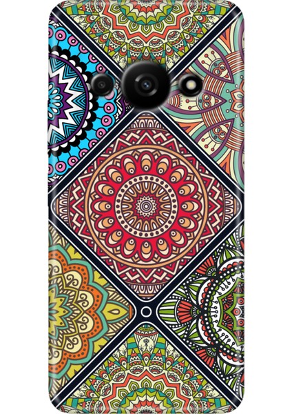 Xiaomi Redmi A3 4g 2024 Uyumlu Kılıf Desenli Baskılı Silikon Mvp Mandala