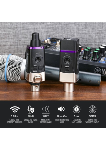 XV-U35C Kondenser Mikrofonlar Için 5.8ghz Kablosuz Bağlantı Sistemi modelleri