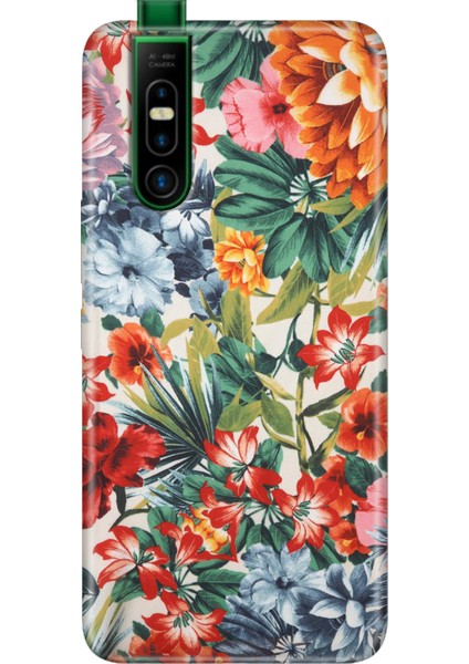 Infinix S5 Pro Kılıf Telefon Kılıfı S5-Pro Baskılı Sanatsal Çiçek