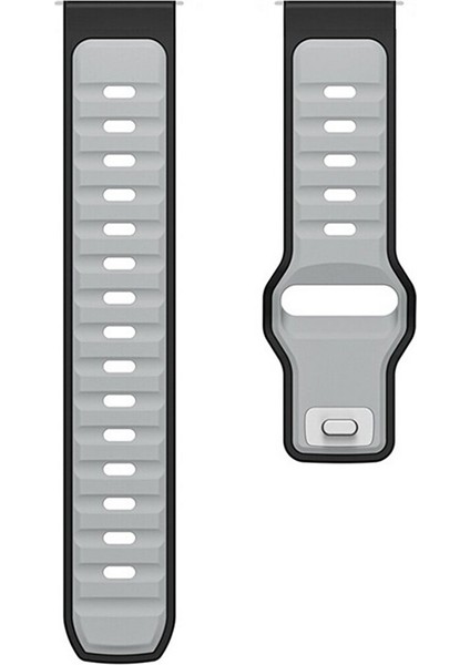 Huawei Watch Gt 6/gt 6 Pro 46 mm Uyumlu Çift Renk Silikon Kordon Gt6/gt6 Pro 46MM Android 22MM Kayış