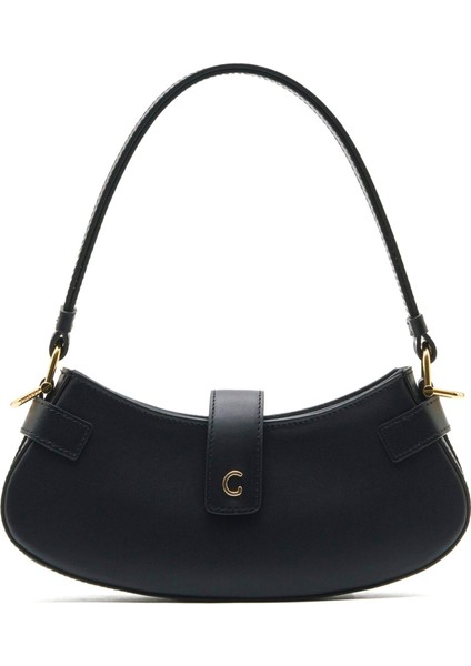 Andora Siyah Hakiki Deri Kadın Çanta