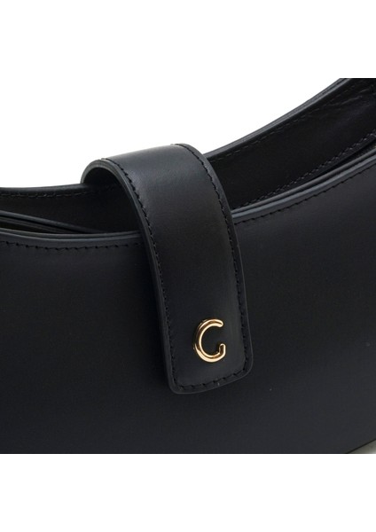 Andora Siyah Hakiki Deri Kadın Çanta modelleri