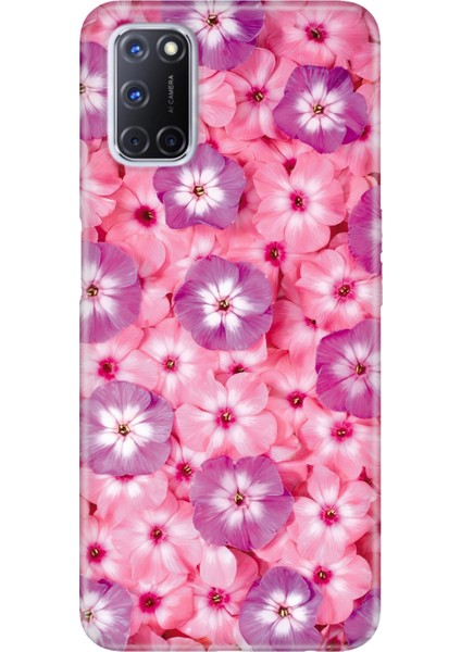 Oppo A52 A72 A92 Uyumlu Kılıf Silikon Desenli Resimli Kapak Çiçekli Sss