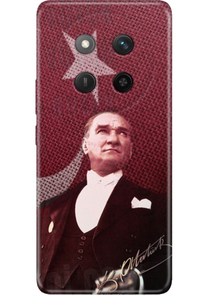 Honor X60 Pro - X9C 5g Kılıf Renkli Silikon Baskılı Tpu M.k Atatürk