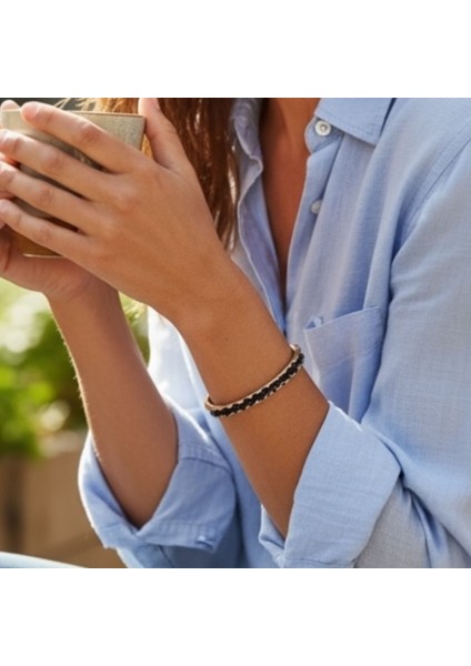 El Yapımı Saf Bakır Bileklik | Yakma Teknikli Oksitli Siyah | Kadın Erkek Sağlık Manşet Bileziği fiyatları