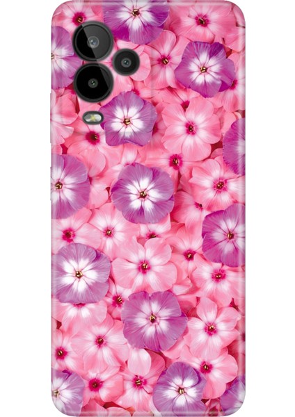 General Mobile Gm 24 Pro Uyumlu Kılıf Silikon Desenli Resimli Kapak Çiçekli Sss