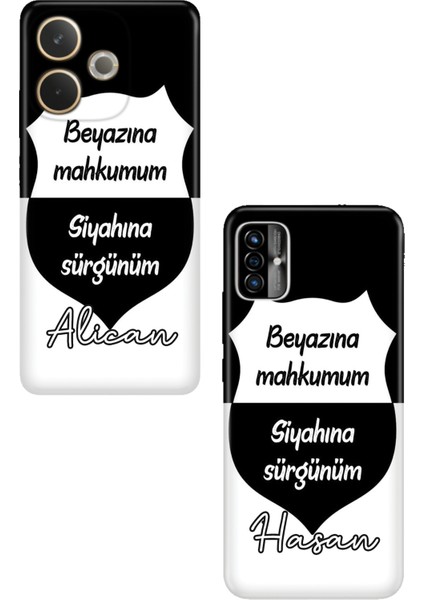 Samsung Galaxy A17 A04S A05S A06 A07 A04 Kılıf Kişiye Özel Isim Yazılı Silikon GÖRSEL101