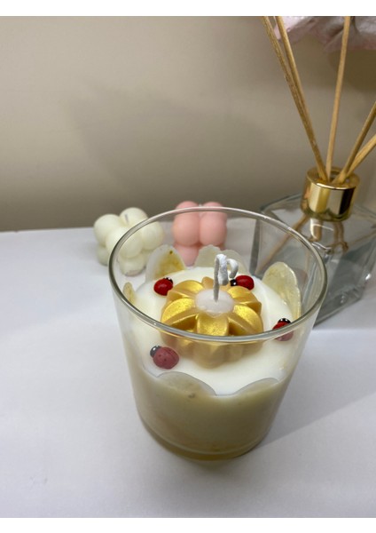 Papatya Çiçeği Mum Uğur Böcekli Mum modelleri